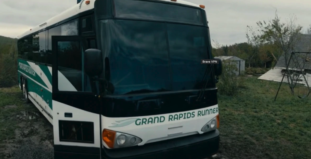 The grand rapids runner bus in FROM