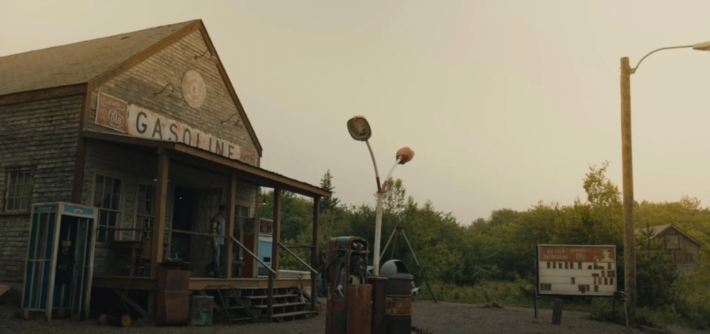 The gas station-turned-bar in FROM