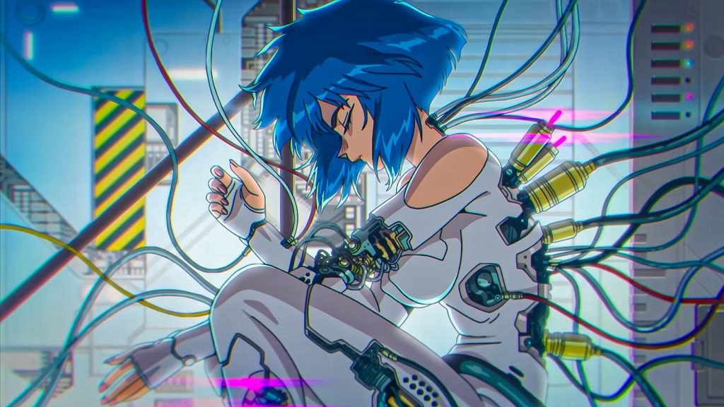 Major Motoko Kusanagi from the new The Ghost in the Shell anime adaptation by Science SARU. 