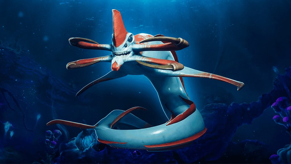 reaper leviathan statue from subnautica 2