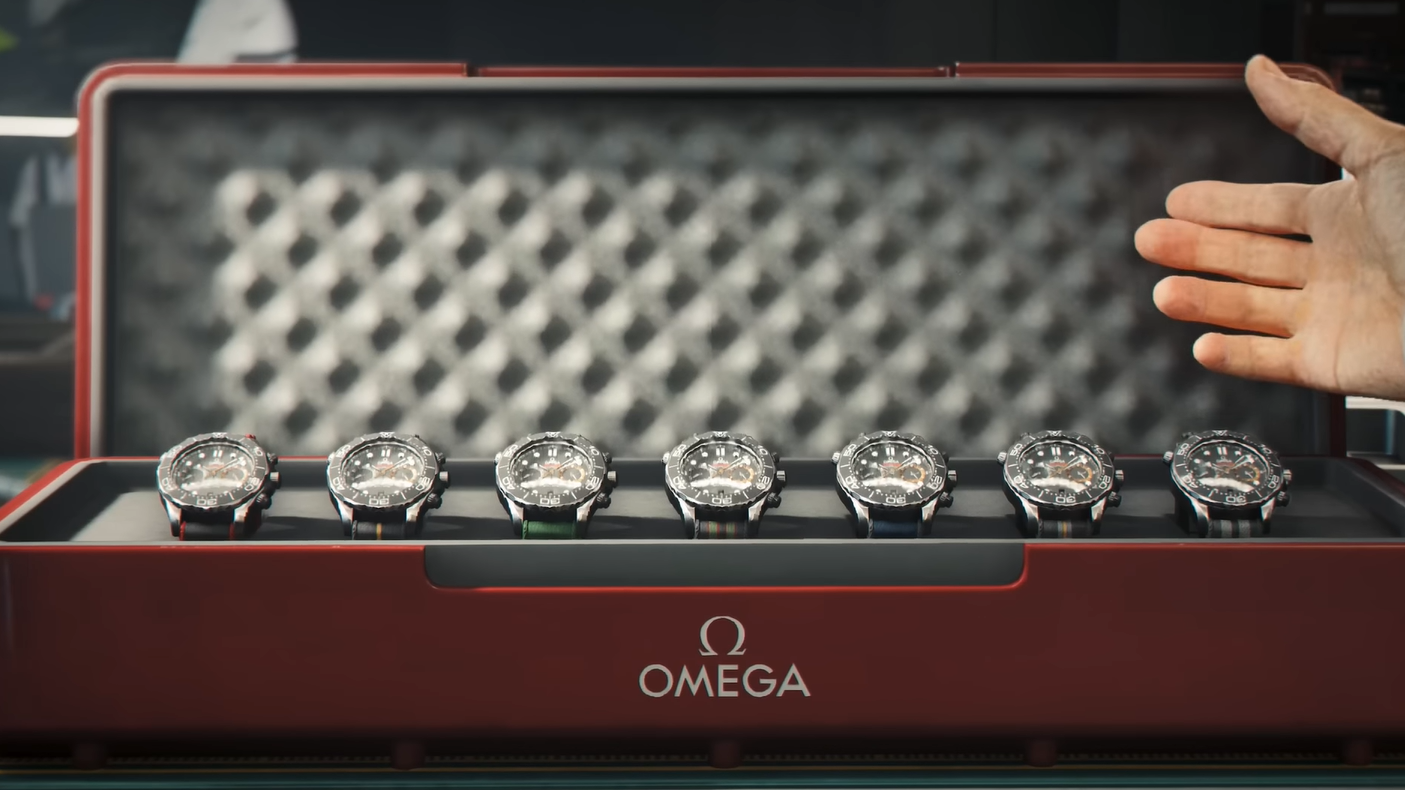 Omega's watches in 007 First Light.