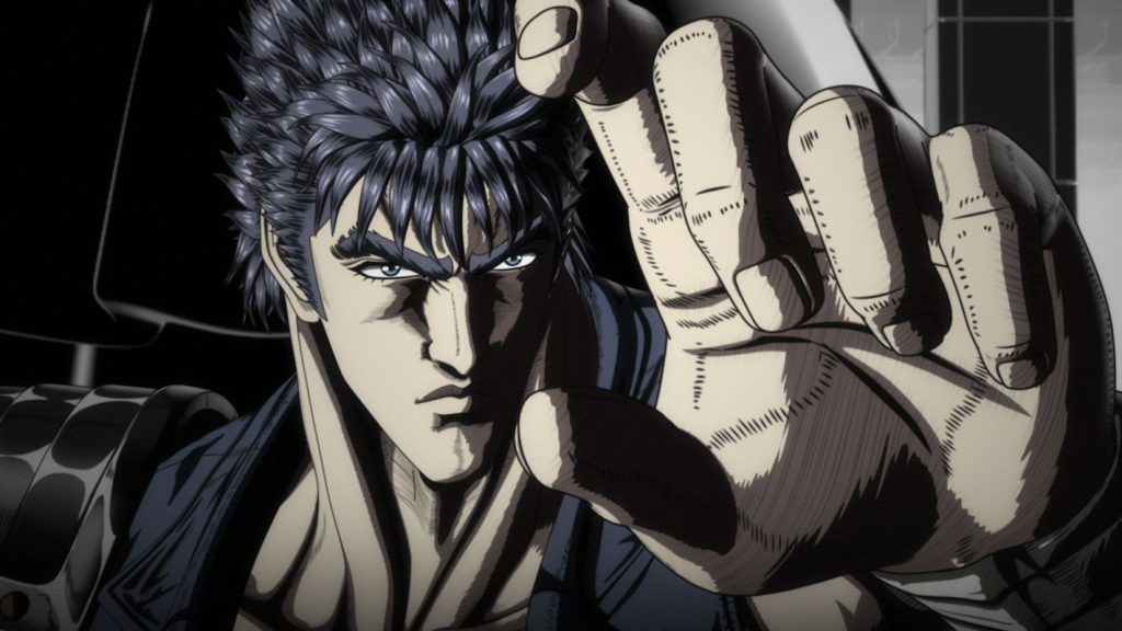  The story follows Kenshiro as he protects the weak in a world devastated by nuclear war.