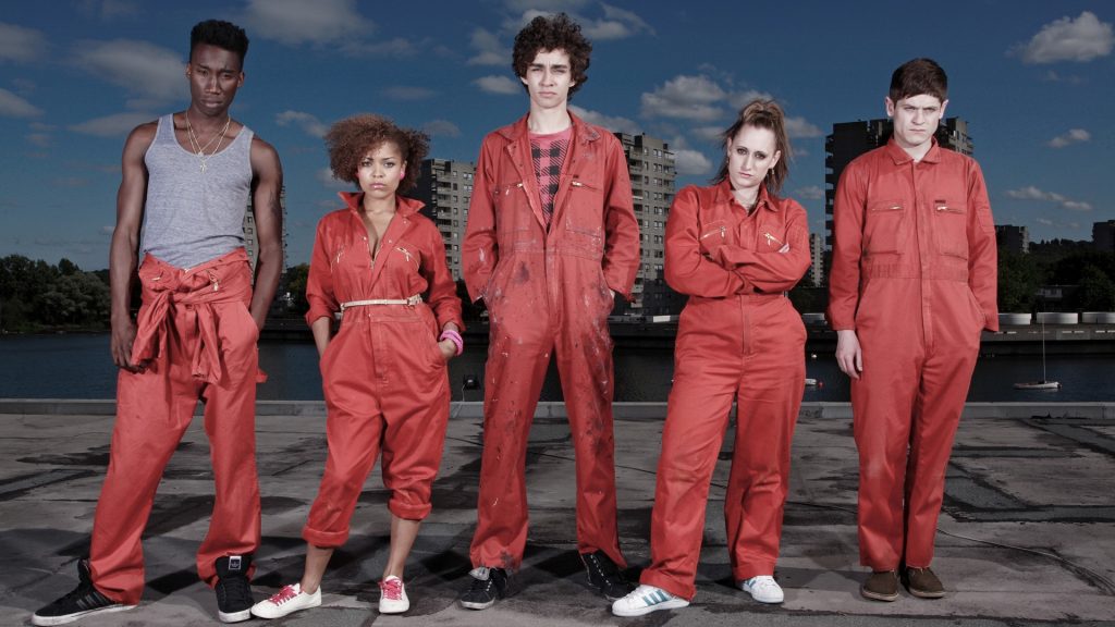 The actors in Misfits