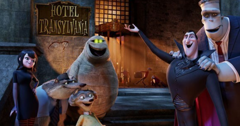 Mavis (Selena Gomez), Griffin the Invisible Man (David Spade), Wayne (Steve Buscemi), Wanda (Molly Shannon), Murray the Mummy (Cee Lo Green), Dracula (Adam Sandler) and Frank (Kevin James).