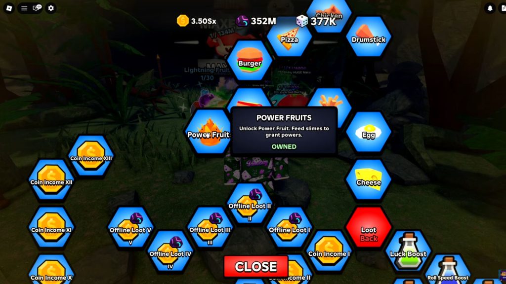 Slime RNG Power Fruit