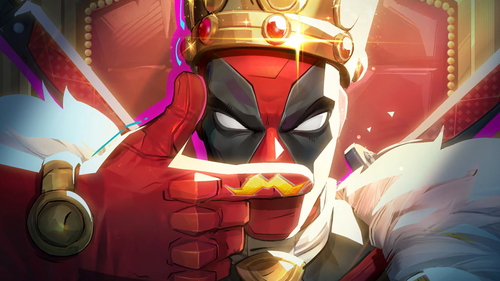 Marvel Rivals MVP animation screenshot showcasing the Infinity Hulk skin for Hulk.