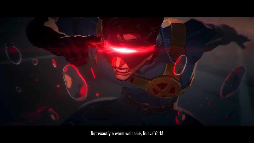 A close-up on X-Men hero Cyclops, as seen in the Marvel Rivals Season 8 trailer.