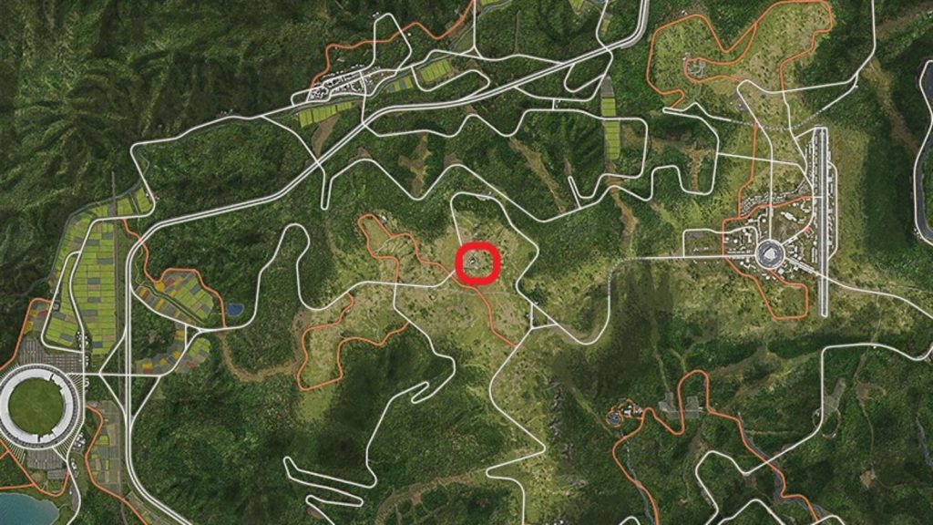 location of 1985 Mazda RX-7 GSL-SE in Forza Horizon 6