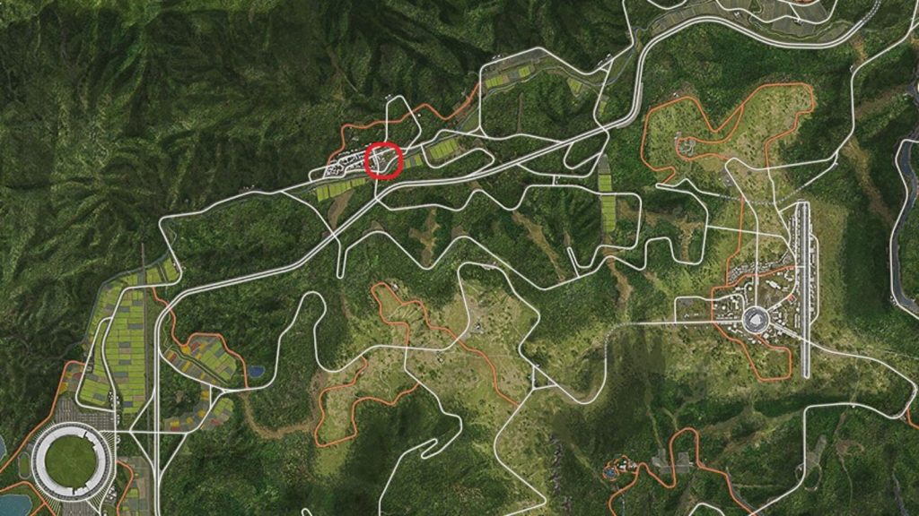 location of 1987 Porsche 959 in Forza Horizon 6
