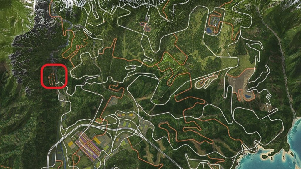 location of Mitsubishi Lancer Evolution III GSR in Forza Horizon 6