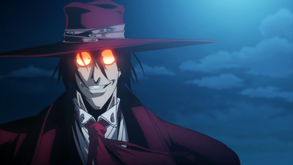 Alucard possesses vast supernatural abilities, including regeneration, immortality, shapeshifting, and the power to control millions of souls trapped within him.