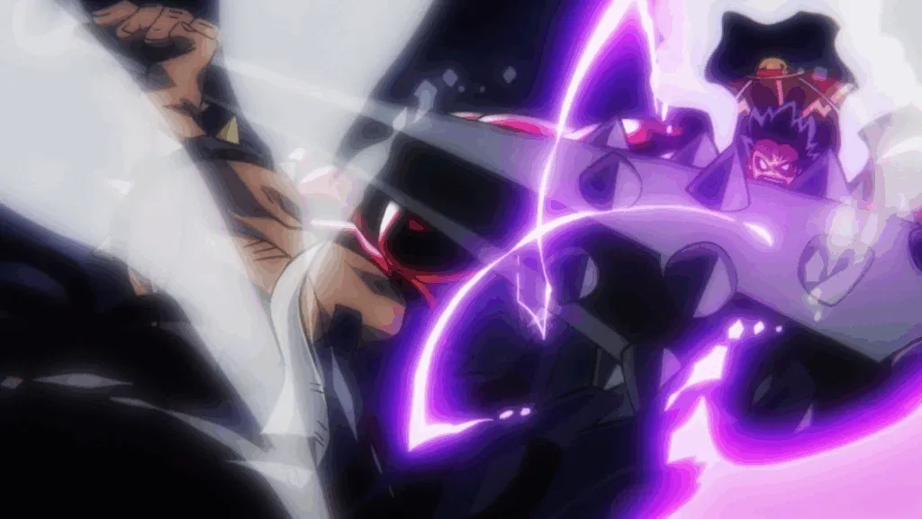 Luffy attempts to overcome Kaido, one of the Four Emperors of the Sea.