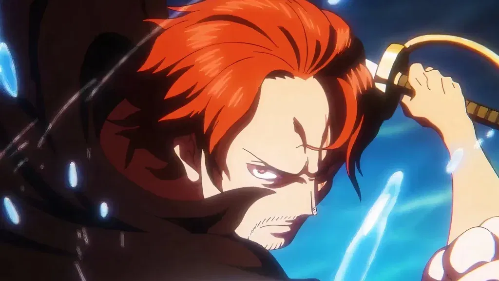 shanks using his sword in one piece