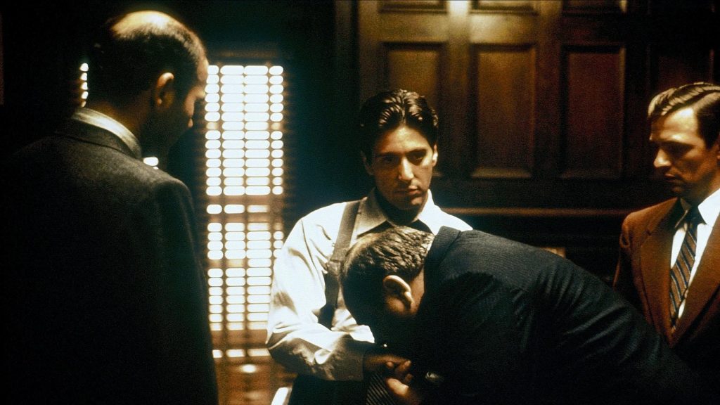 Michael Corleone as the Godfather