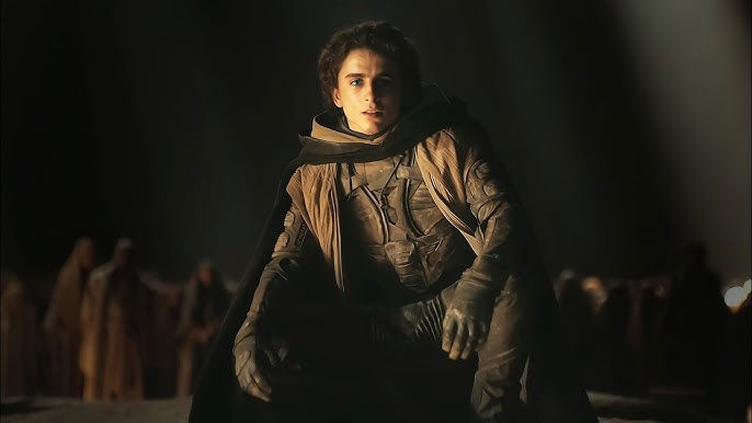 Paul gives a rousing speech to the Fremen