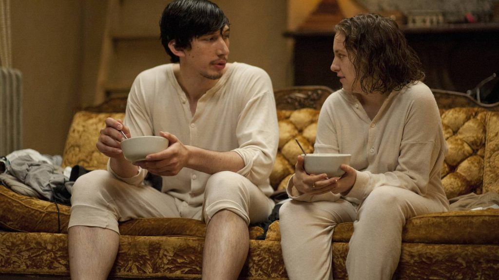 Adam Driver and Lena Dunham in Girls