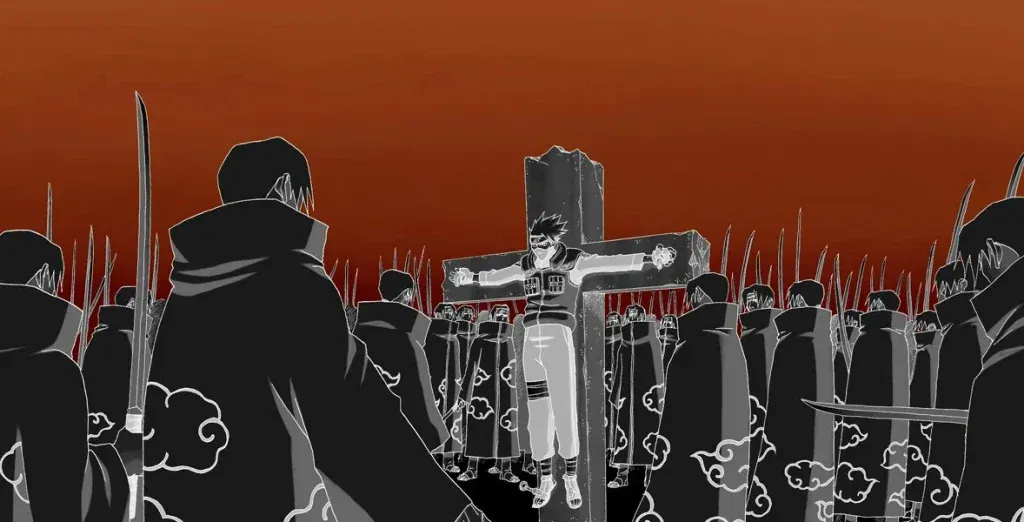 a still from the naruto anime series