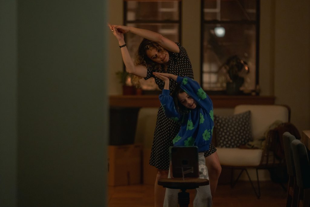 Nola Wallace and Tatiana Maslany in "Maximum Pleasure Guaranteed," premiering May 20, 2026 on Apple TV.