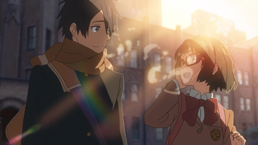 Cross Road, a 2014 animated commercial directed by Makoto Shinkai for the Z-Kai correspondence education company.