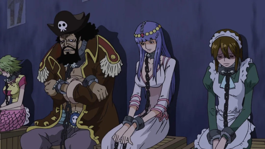 One Piece anime illustrates the show's recurring themes of liberation and freedom, specifically regarding slavery within the world.