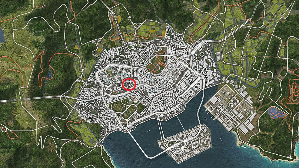 Location of Statue of Hachikō in Forza Horizon 6 
