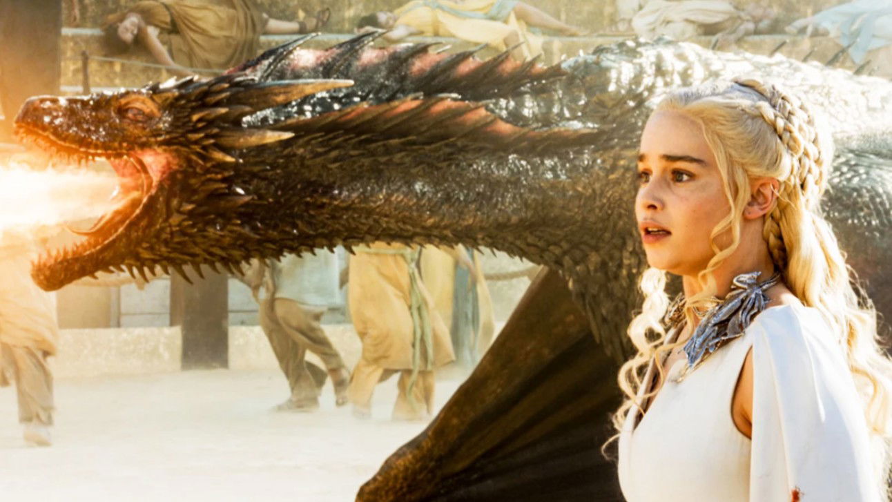 emilia clarke drogon game of thrones