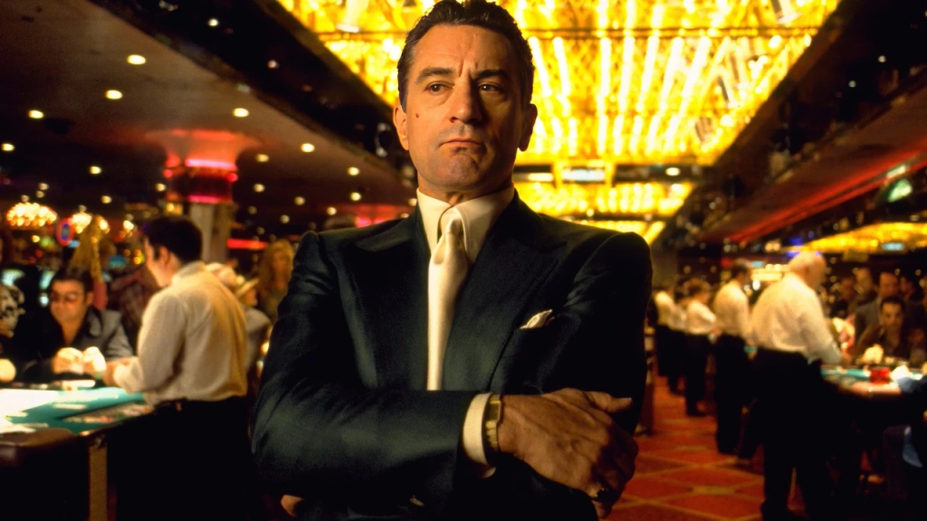 robert de niro in a still from casino, which will leave netflix in june 2026
