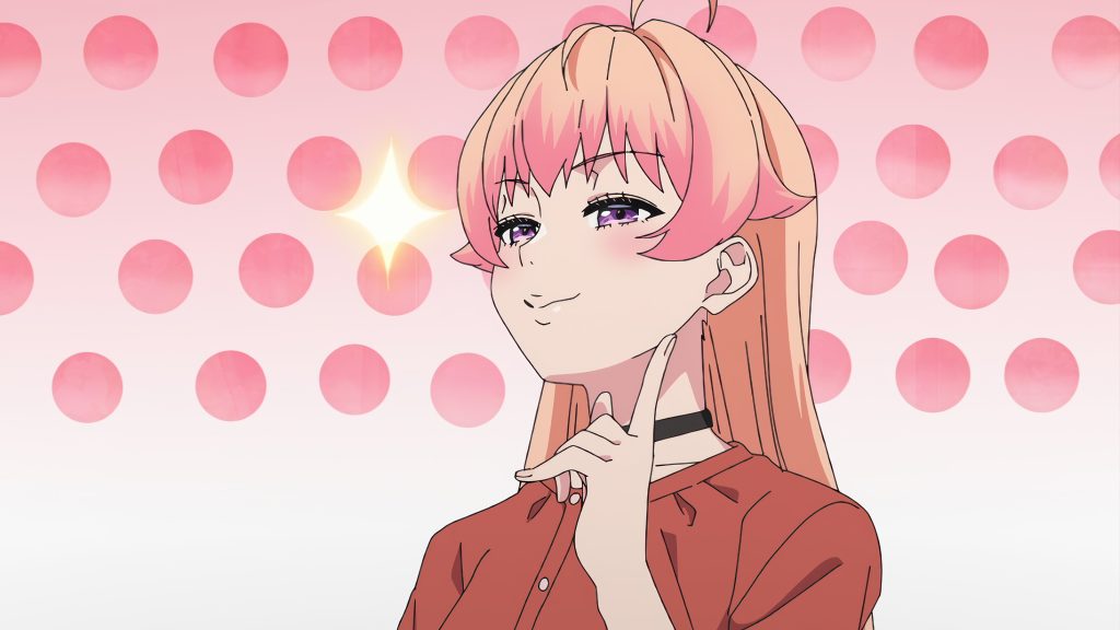nico showing her jawline in witch watch