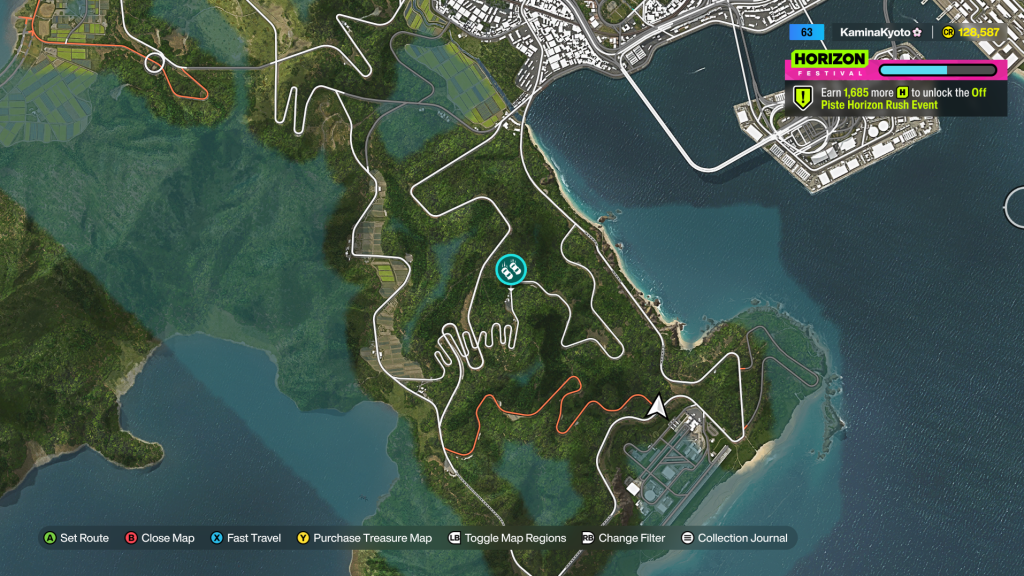 Screengrab of Hakone Nanamagari Touge Race in Forza Horizon 6
