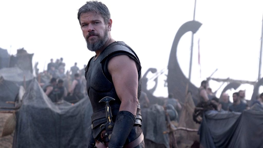 Matt Damon as Odysseus, the King of Ithaca in The Odyssey