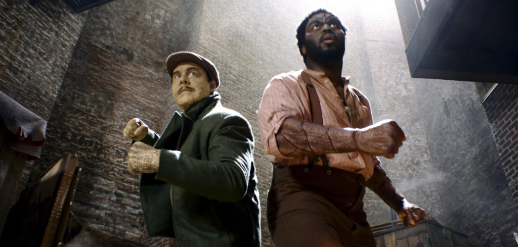 Jack Huston and Abraham Popoola in Spider-Noir (2026)