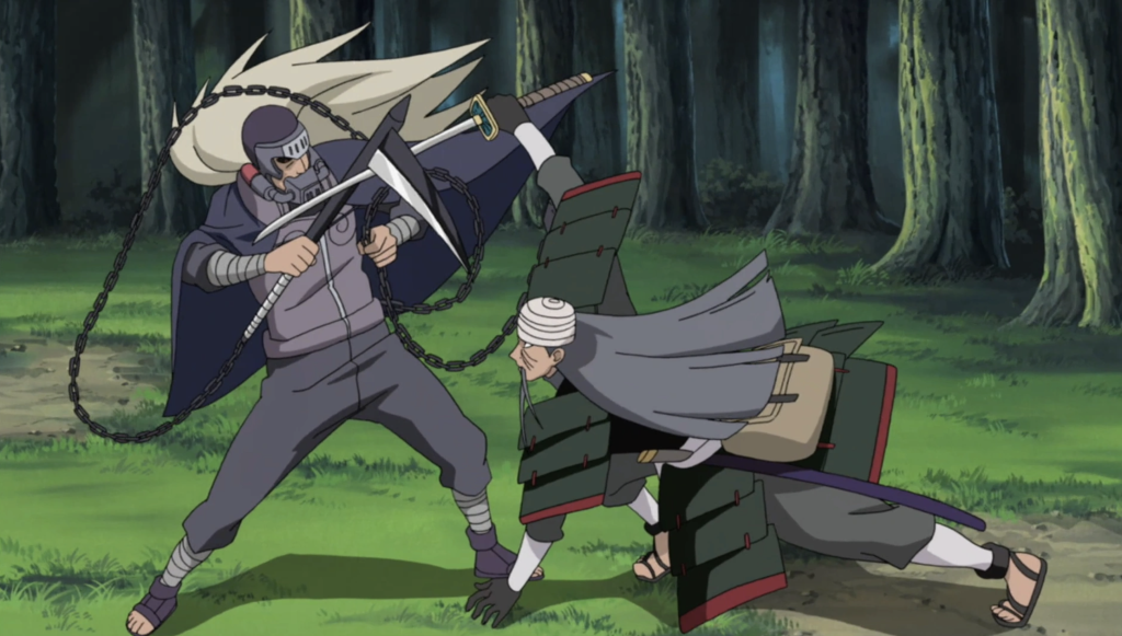 the image features Mifune using laido Slash is a lightning-fast, quick-draw sword strike used by the master samurai Mifune in the Naruto 