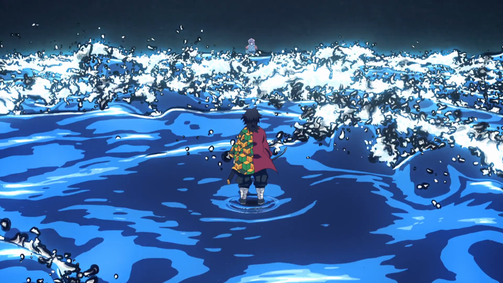 a still from the demon slayer anime
