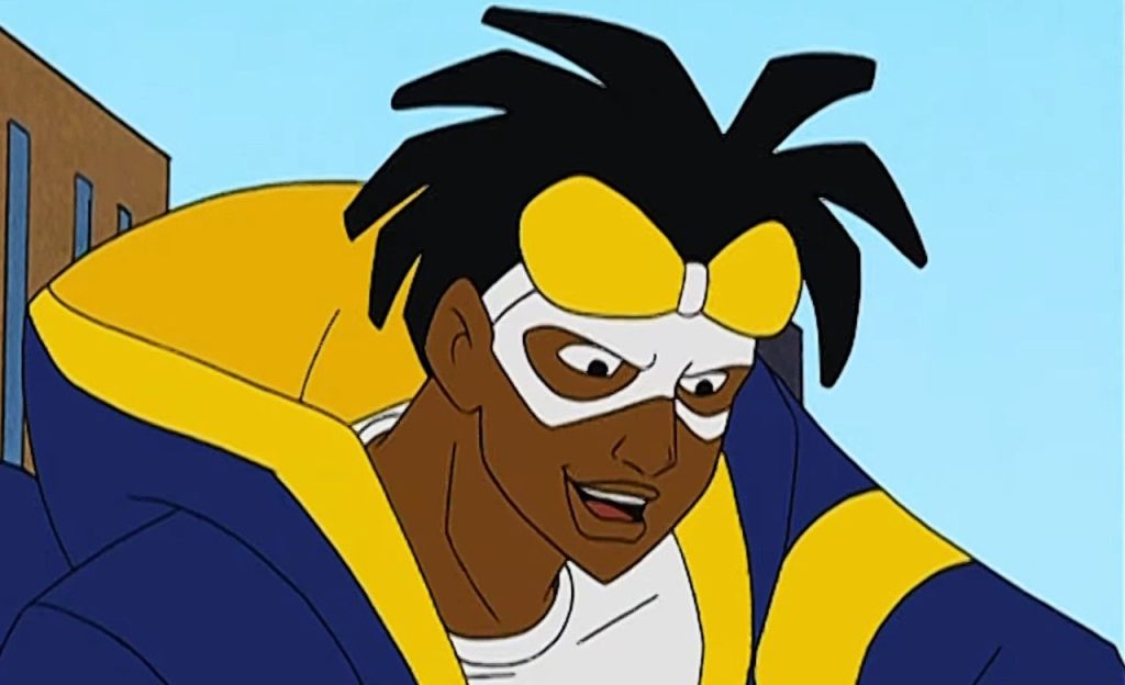 Static Shock on a building