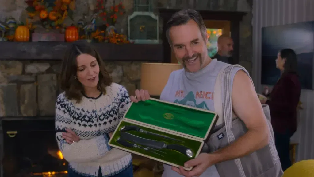 Tina Fey and Will Forte as Kate and Jack in The Four Seasons 