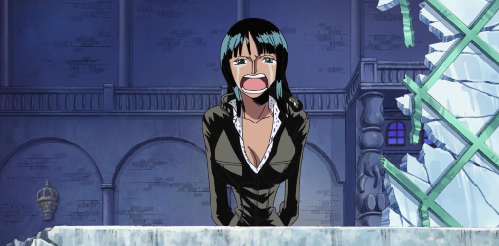 Robin tearfully declares to her crew that she wants to live, overcoming her past traumas.