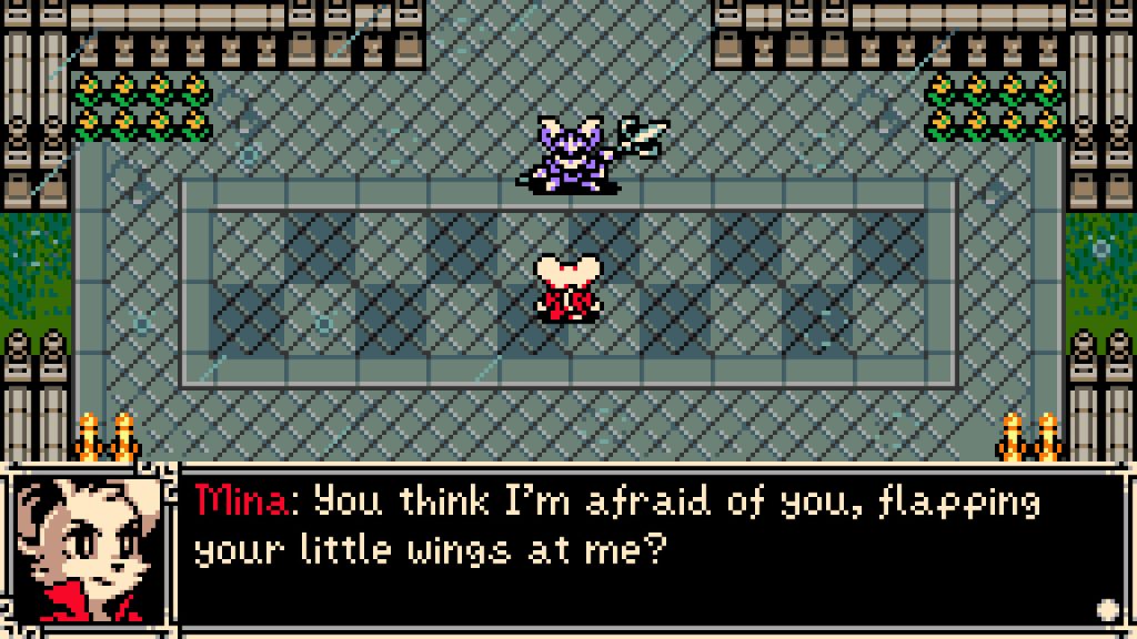 cutscene in Mina the Hollower