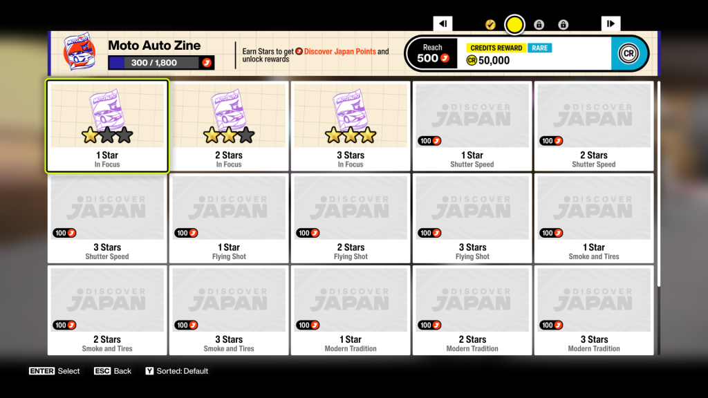 Forza Horizon 6 screenshot showing the rewards for completing the different chapters of the Friend Storyline, Moto Auto Zine.