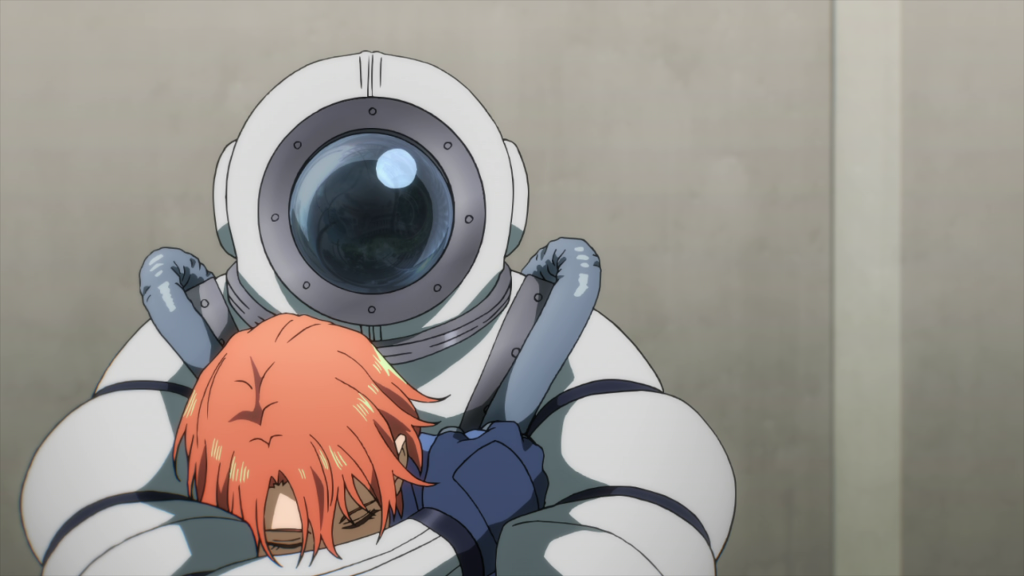 Shizuku taking a hostage