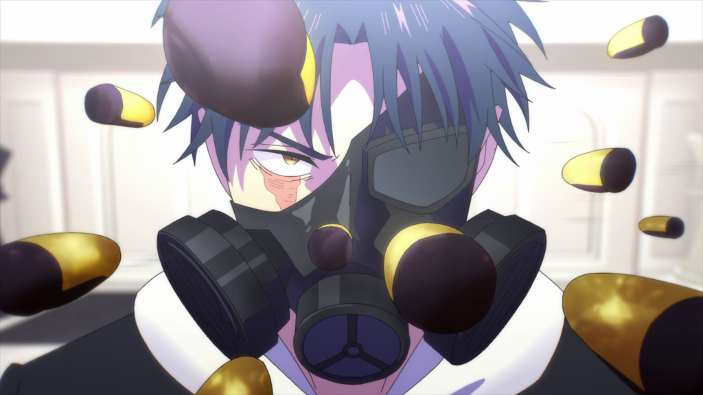 This image features the character Hikaru Gero from the anime Marriagetoxin
