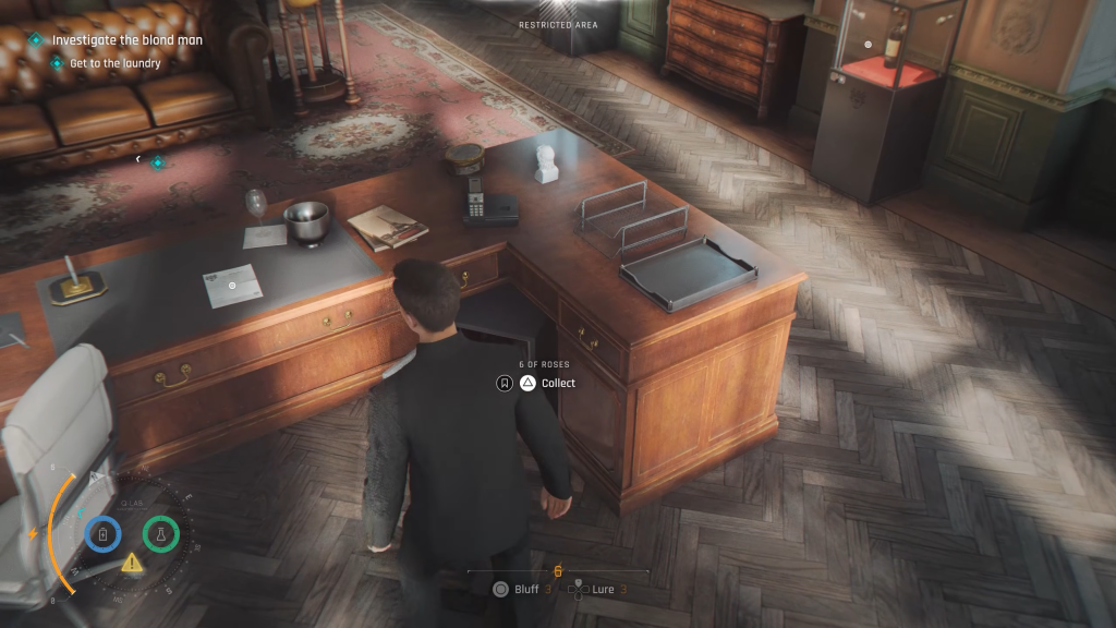 An in-game screenshot from 007 First Light.