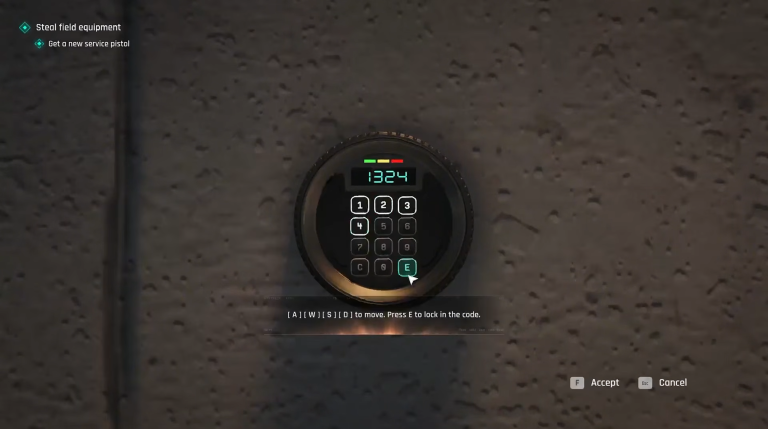 One Shot Light Security Code All Safe and Puzzle Codes in 007 First Light