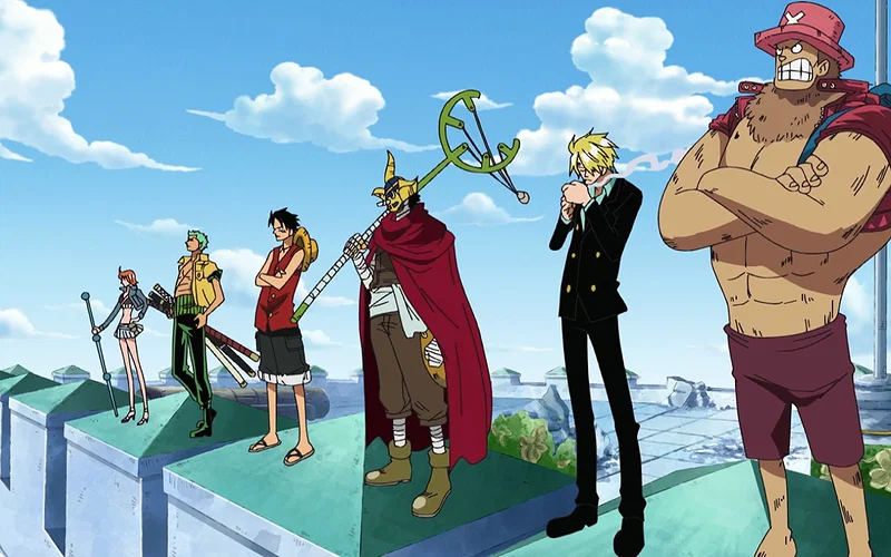 Straw_Hats_Stand_on_Courthouse