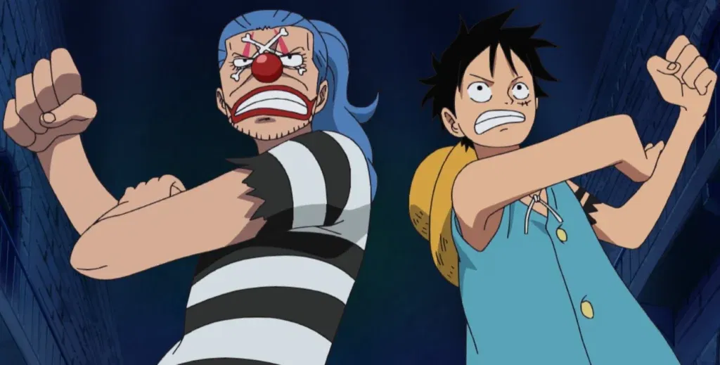 Luffy teams up with Buggy