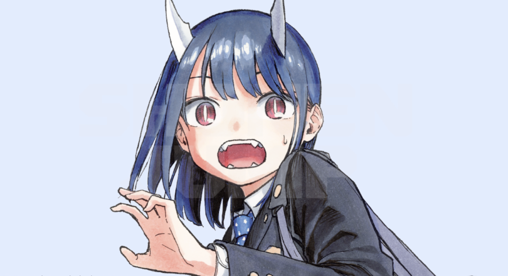 This image features Ruri Aoki, the main character from the manga series RuriDragon