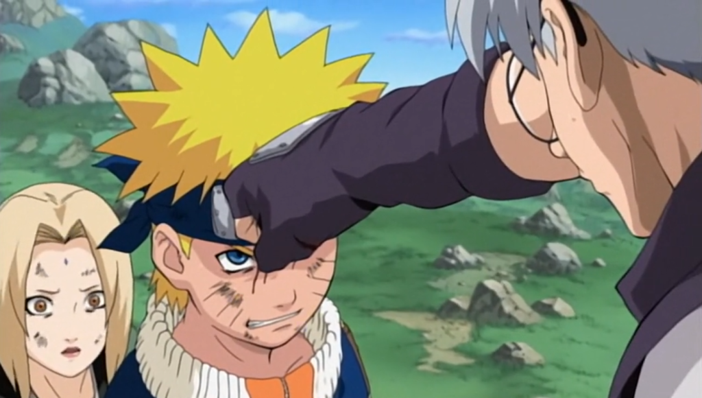 a still from the naruto anime series episode 94