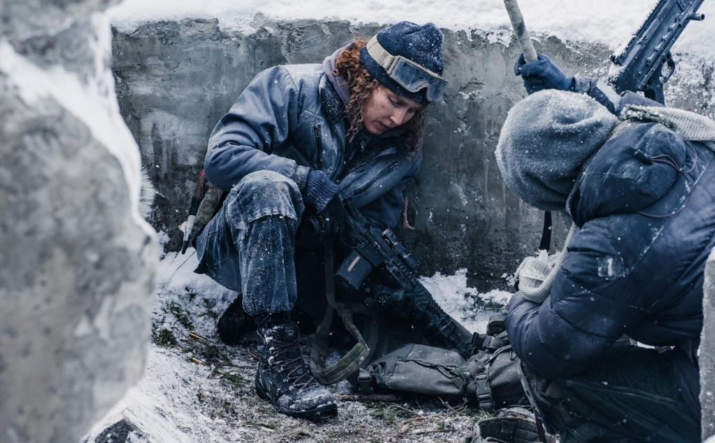 A still from Black Crab