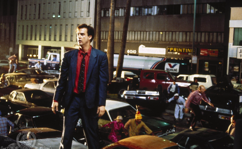 Anthony Edwards in a still from Miracle Mile 