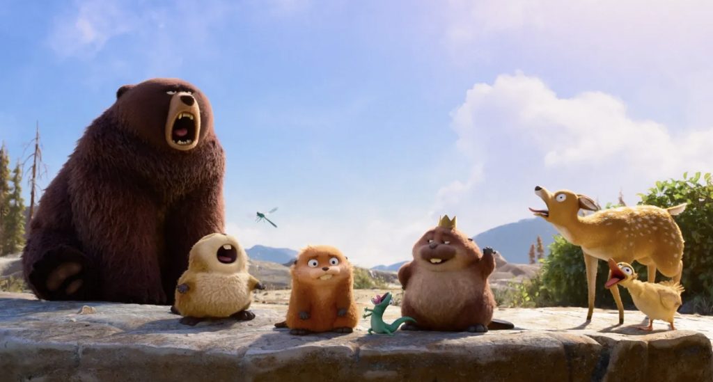 a still from pixar's hoppers