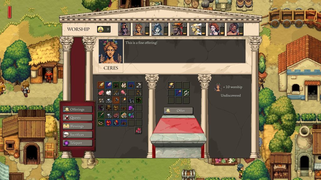 inventory in romestead